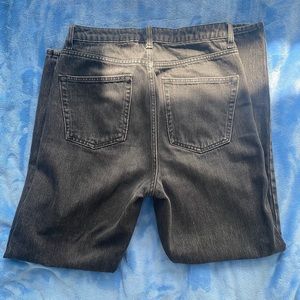 TOPSHOP Denim Black Jeans